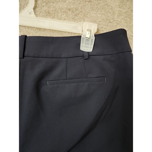 Worthington Curvy Fit Perfect Trouser Dress Pants Womens 16 Navy Blue Career NEW - Picture 7 of 11